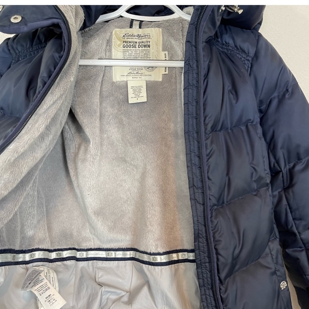 Eddie Bauer Crystal Ridge Down Waist Jacket small blue - Picture 2 of 7
